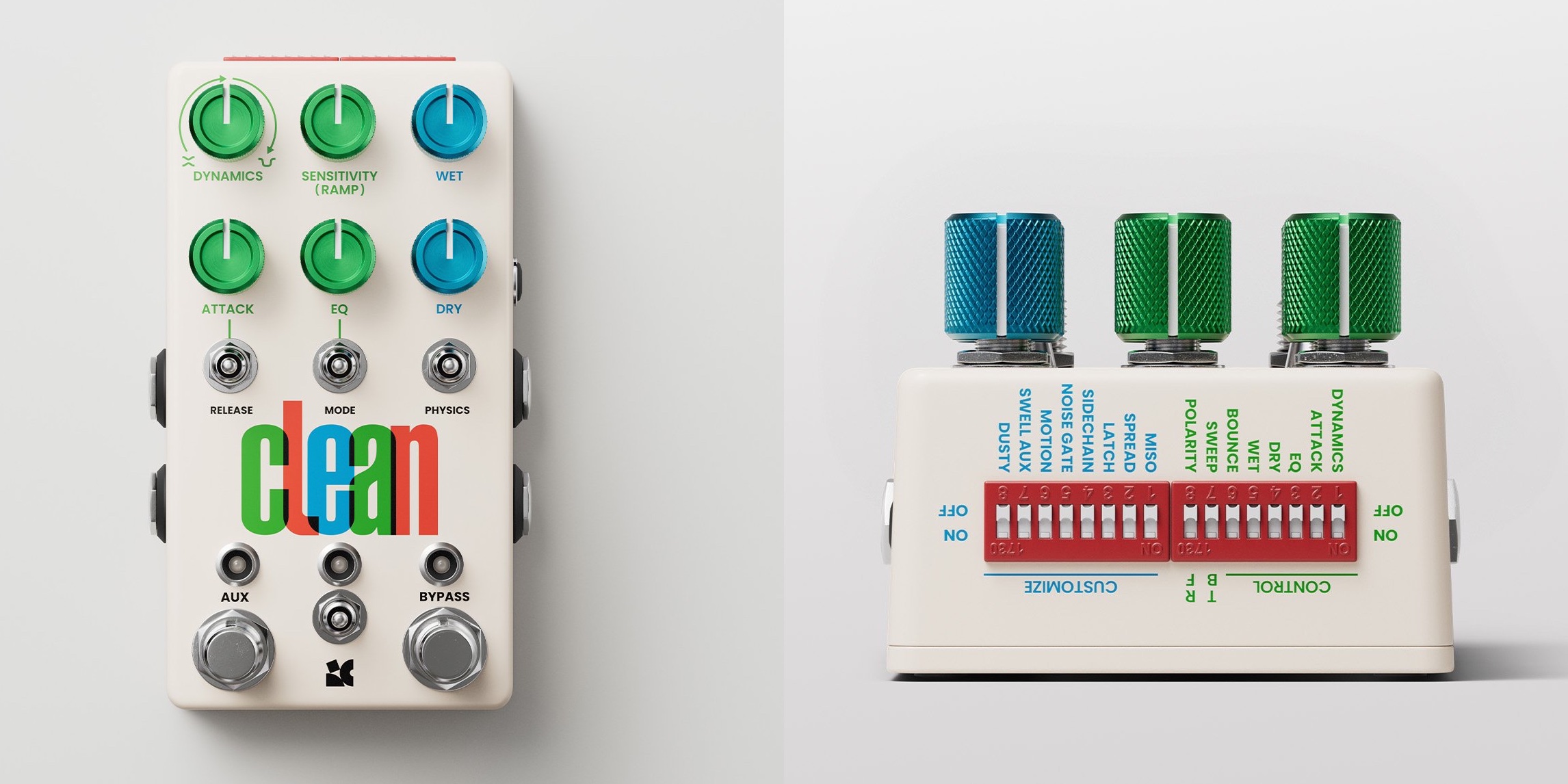 ギター Chase Bliss - Clean Chase Bliss Clean, un compresor creativo en un pedal estéreo muy